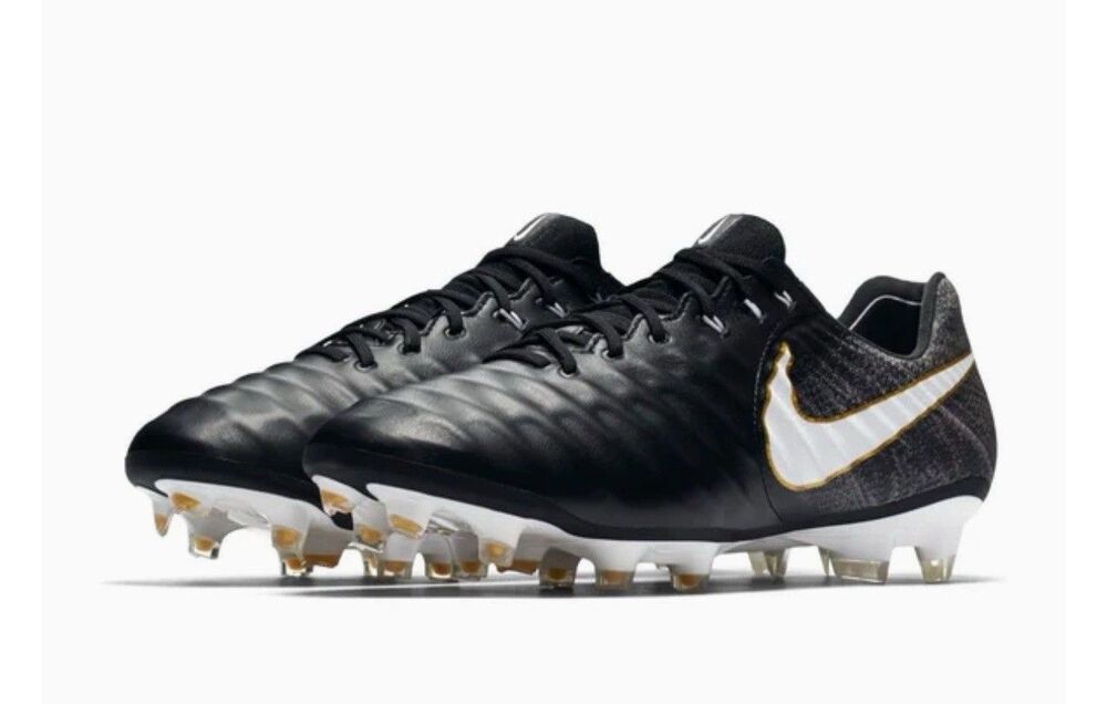 Mens Sz 7 New *RARE* NIKE TIEMPO LEGEND VII FG BLACK/GOLD 897752-002